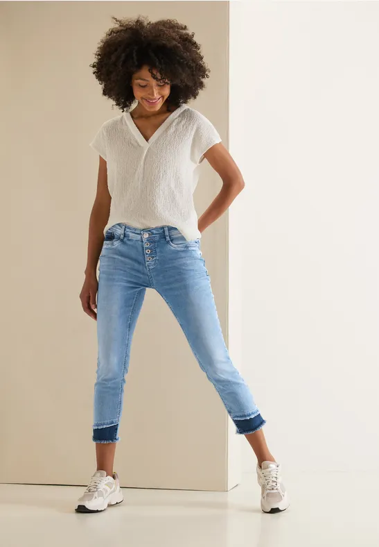Street One Slim Fit Jeans mit Stretch  - Style YORK