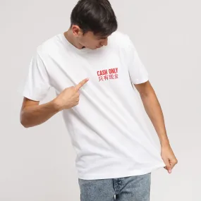 T-shirt Urban Classics Cash Only Tee MT816 white